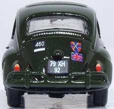 Oxford Diecast 76VWB012VW Beetle British Army of The Rhine - 1:76 Scale (OO)