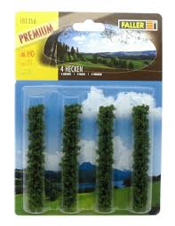 Faller 181356 4 x Hedges - HO/TT/N Scale