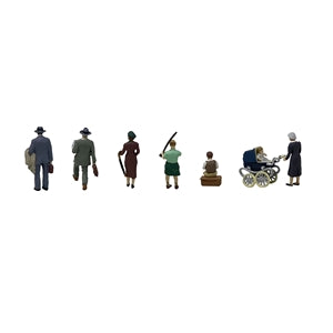 Bachmann Scenecraft 36-442 Post-War Era Figures Set B - OO Gauge