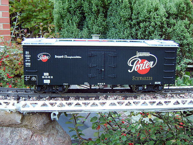 MON Liliput L95988 Bierwagen Porter Eingestellt Bel Der HSB  Box Car - G Scale