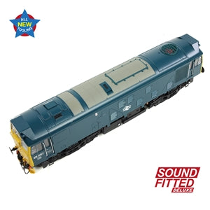 Bachmann 32-340SFX Class 25/1 Diesel Locomotive 25057 in BR Blue (Weathered)  -  DCC SOUND FITTED DELUXE - OO Scale