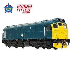 Bachmann 32-340SFX Class 25/1 Diesel Locomotive 25057 in BR Blue (Weathered)  -  DCC SOUND FITTED DELUXE - OO Scale