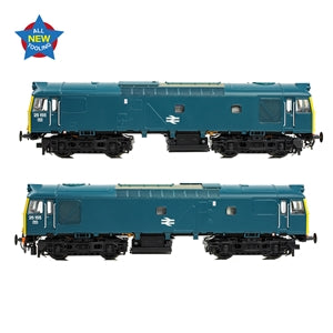 Bachmann 32-345 Class 25/2 Diesel Locomotive 25155 in BR Blue (Full Yellow Ends)  - OO Scale