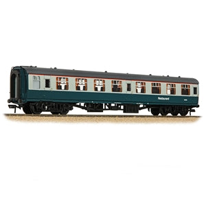 Bachmann 39-255 BR MK1 RUO Restaurant Unclassified Open BR Blue & Grey Coach - OO Gauge