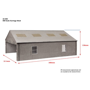 Bachmann 44-083 Carriage Shed - OO Gauge