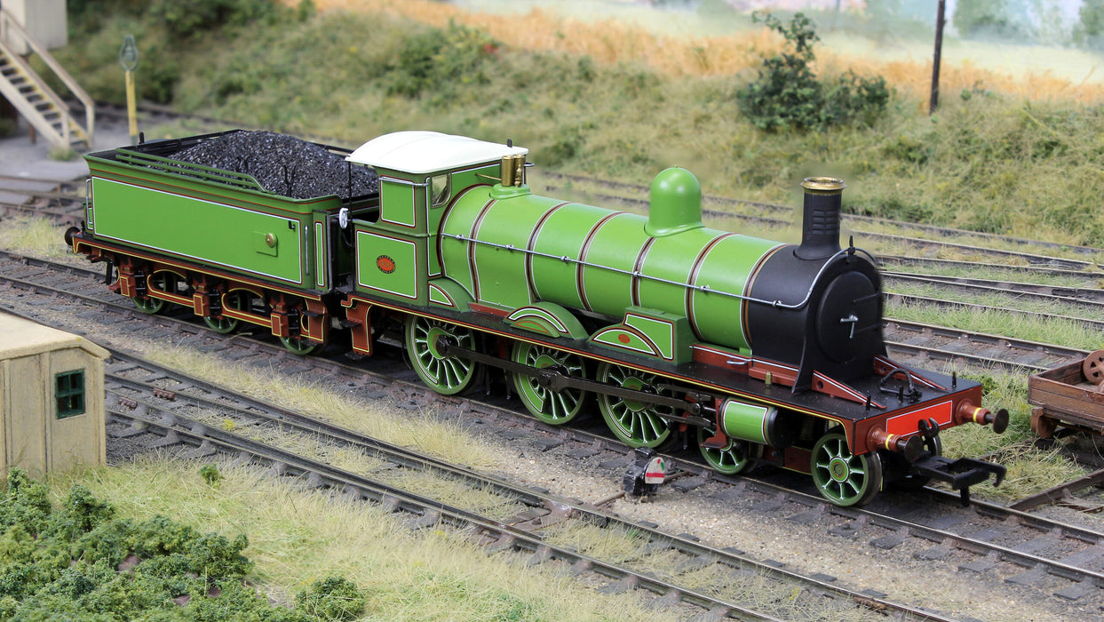 Rapido 914002 Highland Railway Jones Goods Steam Locomotive No 106 in Lght Green Livery (1890s Condition) - OO Gauge