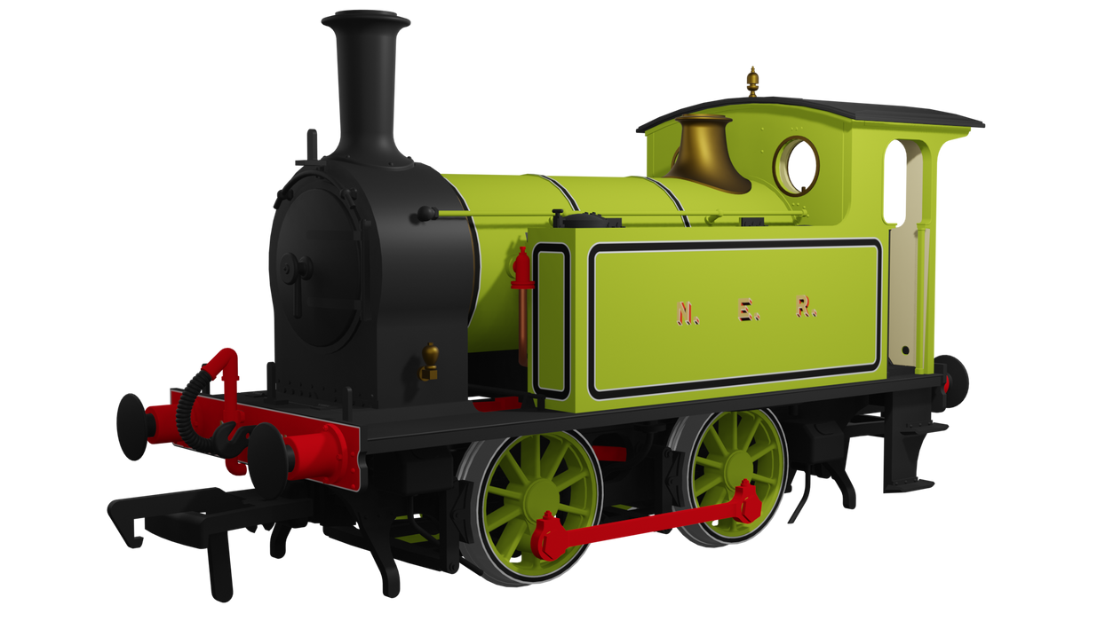 Rapido 932002 North Eastern Railway ‘H' Class Steam Loco No. 1310 - Simplified NER Saxony Green Livery - As Preserved - OO Gauge