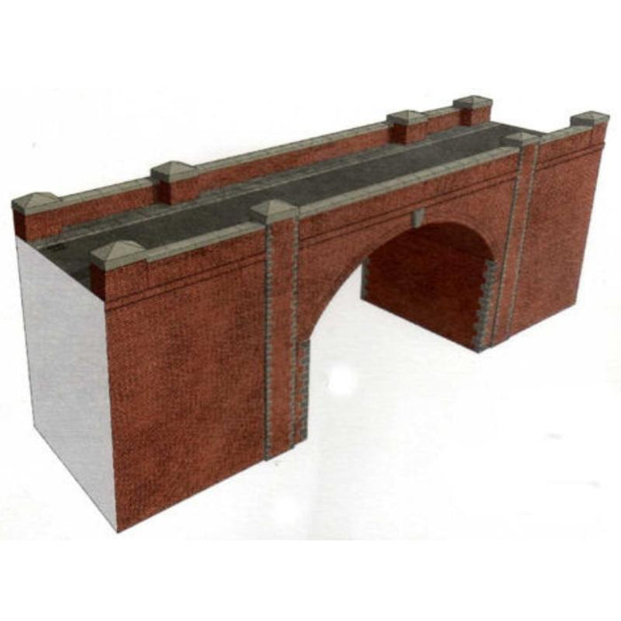 SuperQuick Model Kits Series A No 14, Red Brick Bridge/Tunnel Card Kit - OO Gauge