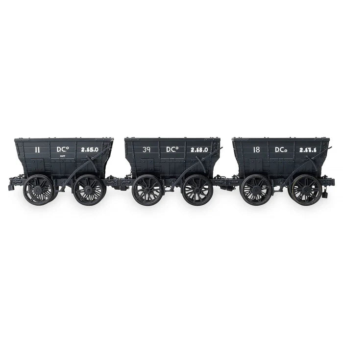 Accurascale ACC2812M Seaham Harbour Londonderry 'Black Wagons' Triple Pack - OO Gauge