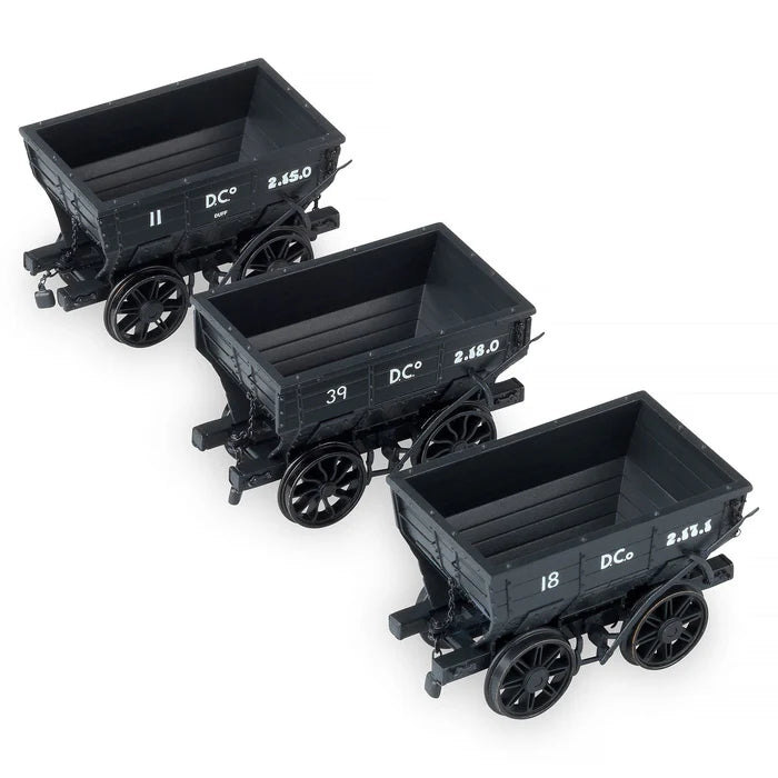 Accurascale ACC2812M Seaham Harbour Londonderry 'Black Wagons' Triple Pack - OO Gauge