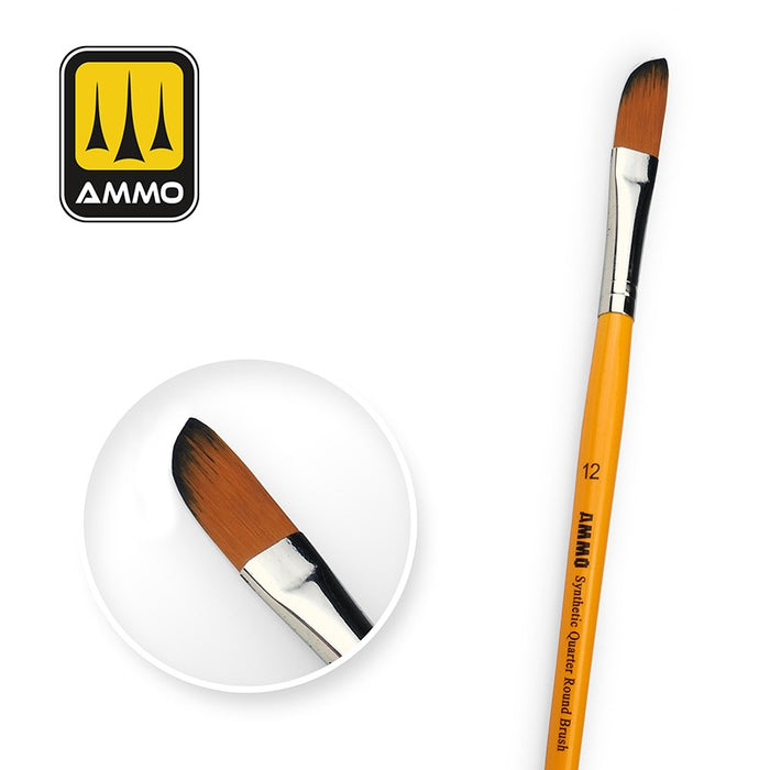 Ammo Mig A.MIG 8586 Synthetic Quarter Round Brush