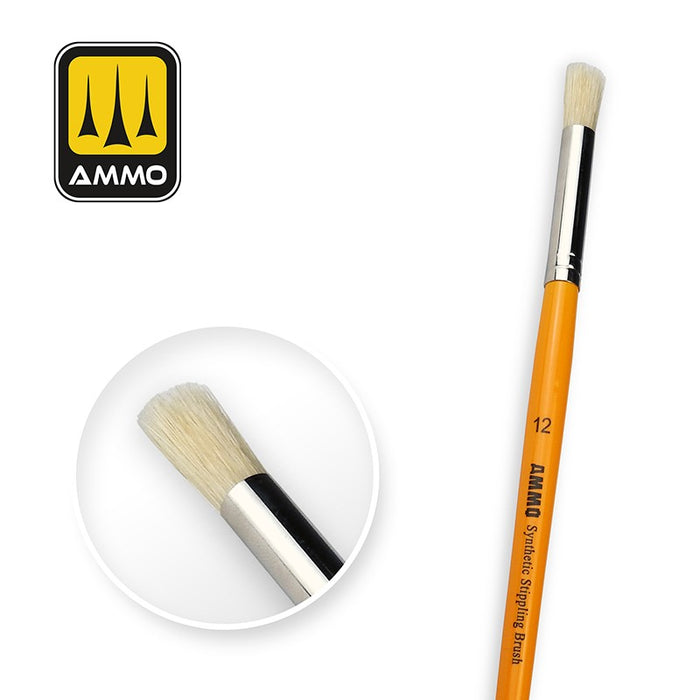 Ammo Mig A.MIG 8587 Synthetic Stippling Brush