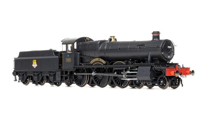 Accurascale ACC2500-7814 Manor Steam Loco 7814  'Fringford Manor' BR Unlined Black Early Crest (Era 4) DCC SOUND - OO Gauge