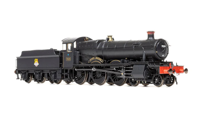 Accurascale ACC2500-7824 Manor Steam Loco 7824 'Iford Manor' BR Unlined Black Early Crest Era 4 DCC SOUND - OO Gauge