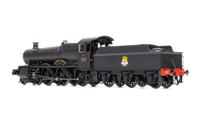 Accurascale ACC2500-7824 Manor Steam Loco 7824 'Iford Manor' BR Unlined Black Early Crest Era 4 DCC SOUND - OO Gauge