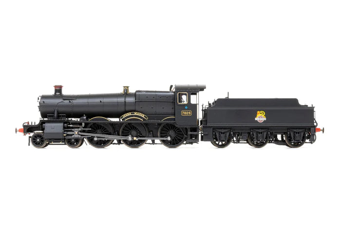 Accurascale ACC2500-7824 Manor Steam Loco 7824 'Iford Manor' BR Unlined Black Early Crest Era 4 DCC SOUND - OO Gauge