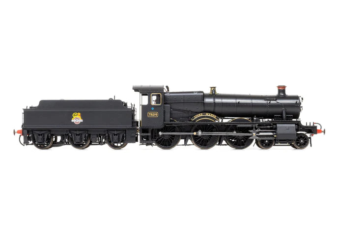 Accurascale ACC2500-7824 Manor Steam Loco 7824 'Iford Manor' BR Unlined Black Early Crest Era 4 DCC SOUND - OO Gauge