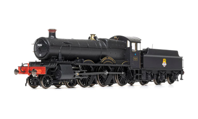 Accurascale ACC2500-7824 Manor Steam Loco 7824 'Iford Manor' BR Unlined Black Early Crest Era 4 DCC SOUND - OO Gauge