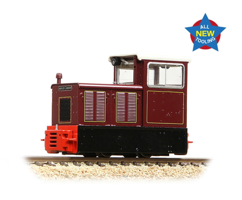 Bachmann 392-027 Baguley-Drewry 70HP Diesel in Lined Maroon Livery - 009 Scale