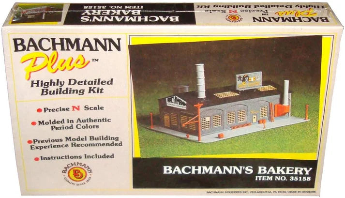 Bachmann Plus 35158 Bachmann's Bakery - N Scale - Packaging shop soiled