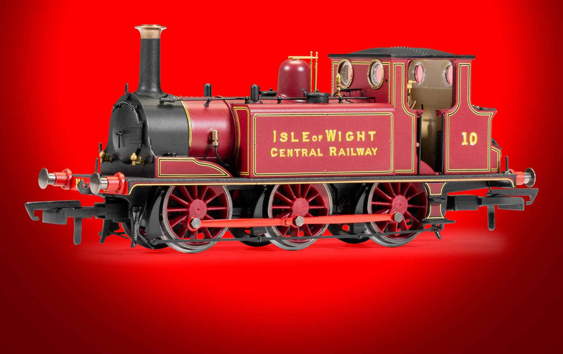 Hornby R30356 Terrier 0-6-0T Nr 10 in Isle of Wight Central Railway Livery lined maroon ** Hornby Web Exclusive ** - OO Scale