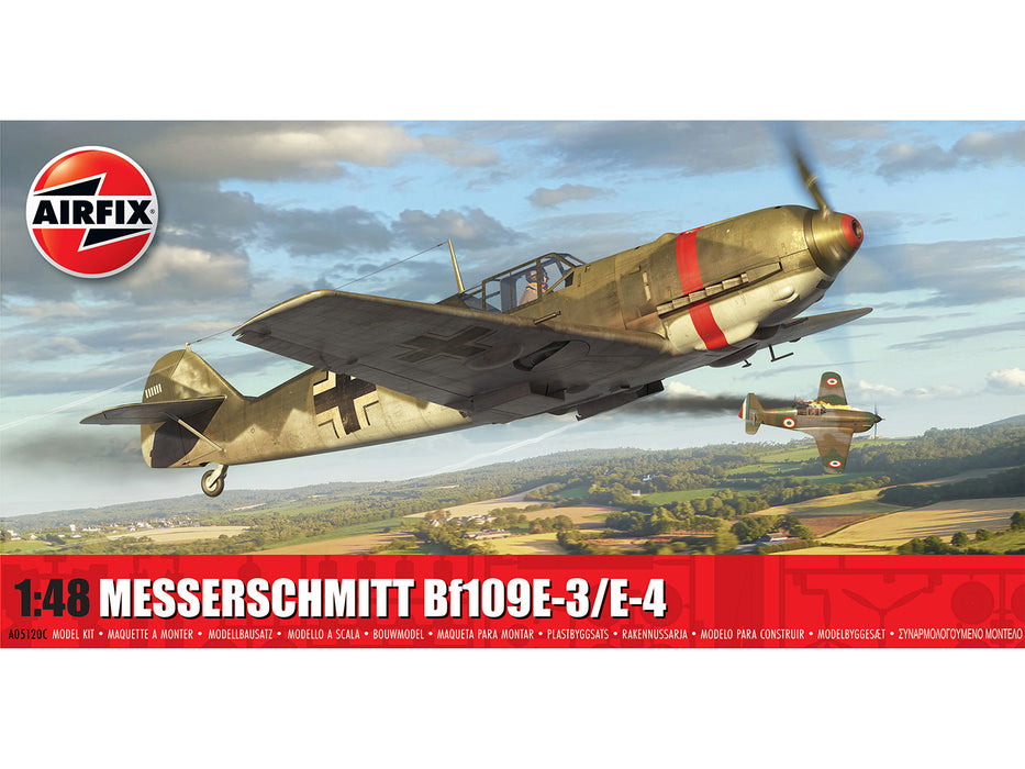 Airfix A05120C Messerschmitt Bf109E-3/E-4 - 1:48 Scale - Kit