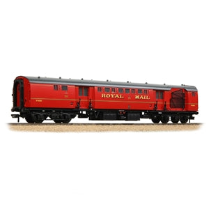 Bachmann 39-421C BR Mk1 POS Post Office Sorting Van, Post Office Red (With Net) - OO Gauge