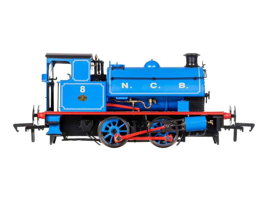 Dapol 4S-024-005D Hawthorn Leslie 0-4-0 in NCB Blue Lined Straw Livery DCC FITTED -  OO Gauge