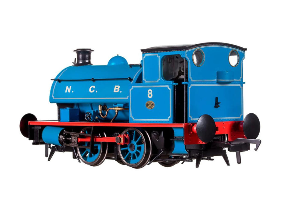 Dapol 4S-024-005D Hawthorn Leslie 0-4-0 in NCB Blue Lined Straw Livery DCC FITTED -  OO Gauge