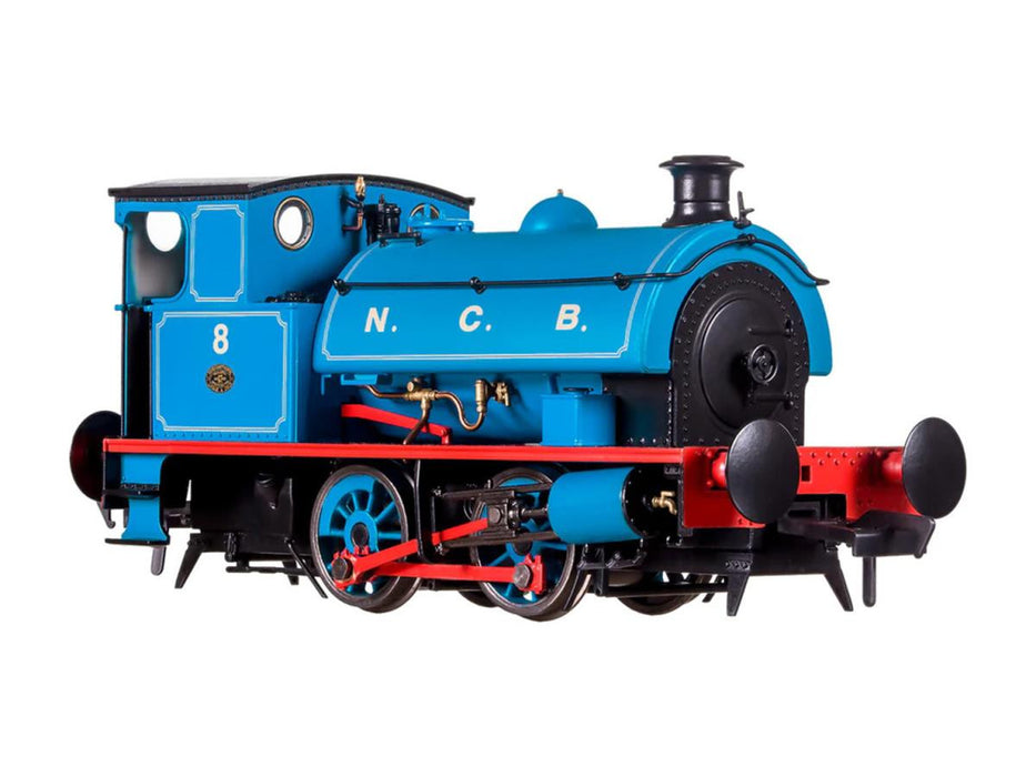 Dapol 4S-024-005D Hawthorn Leslie 0-4-0 in NCB Blue Lined Straw Livery DCC FITTED -  OO Gauge