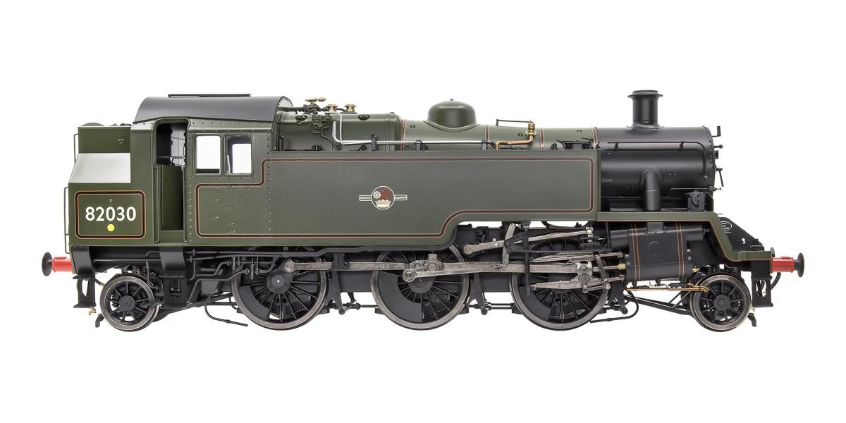 Lionheart Trains LHT-S-8208 BR 3MT Lined Green Late Crest 82030, Steam Locomotive - O Gauge