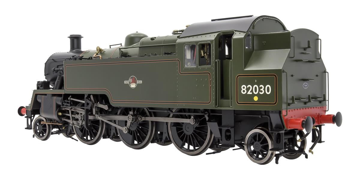 Lionheart Trains LHT-S-8208 BR 3MT Lined Green Late Crest 82030, Steam Locomotive - O Gauge