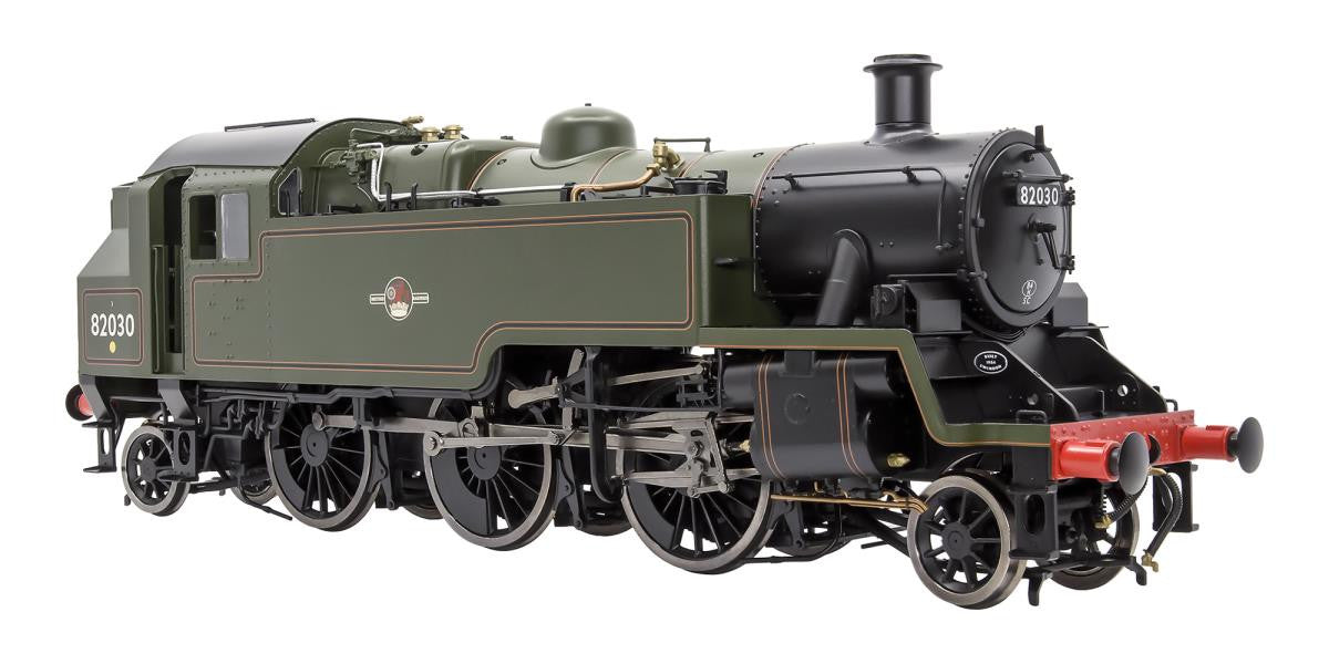 Lionheart Trains LHT-S-8208 BR 3MT Lined Green Late Crest 82030, Steam Locomotive - O Gauge