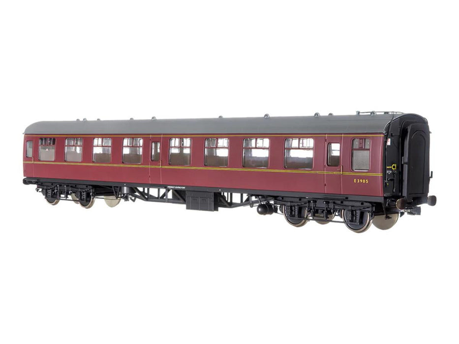 Lionheart Trains / Dapol 7P-001-609 BR Mk1 Maroon SO E3905 with Window Beading-  O Gauge (1:43 Scale)