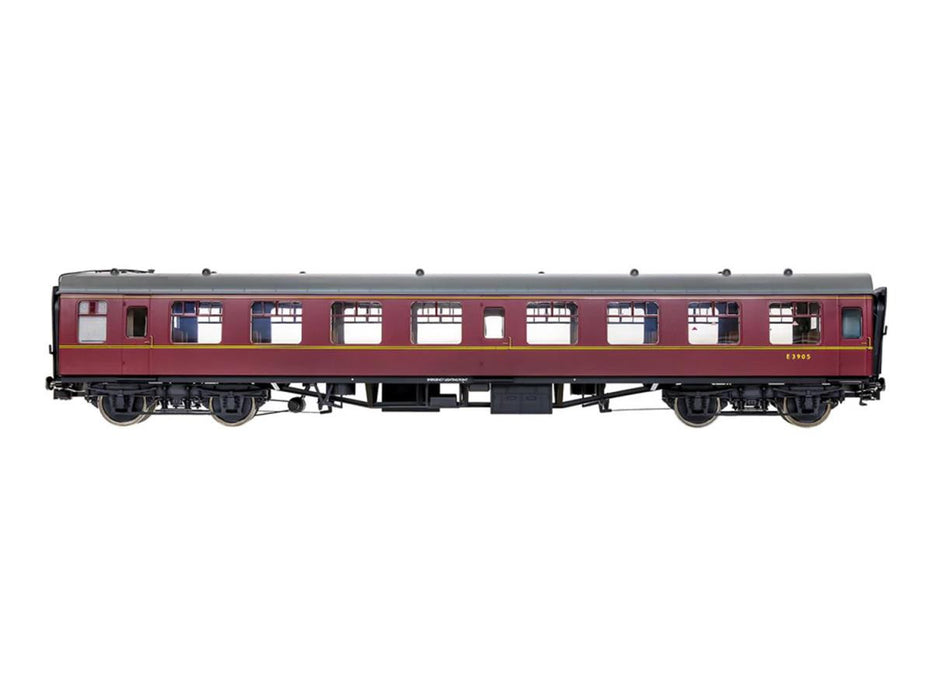 Lionheart Trains / Dapol 7P-001-609 BR Mk1 Maroon SO E3905 with Window Beading-  O Gauge (1:43 Scale)