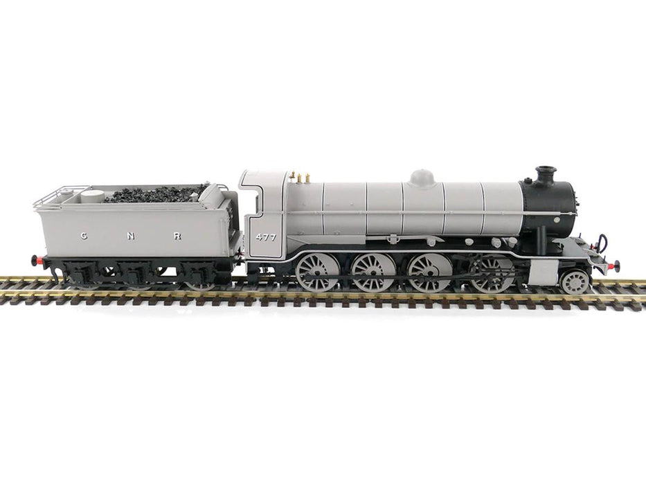 Heljan 3930 GNR Lined Grey 'O2/1' 2-8-0 No.477 (GN High Cab /Tender) - OO Gauge