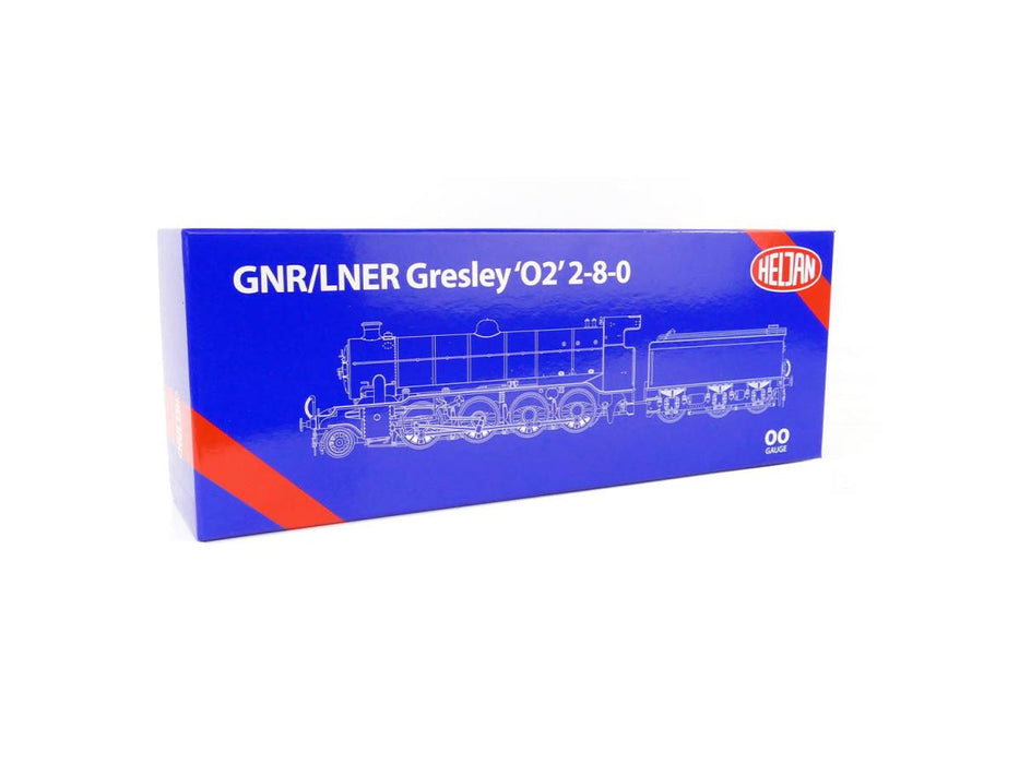 Heljan 3930 GNR Lined Grey 'O2/1' 2-8-0 No.477 (GN High Cab /Tender) - OO Gauge