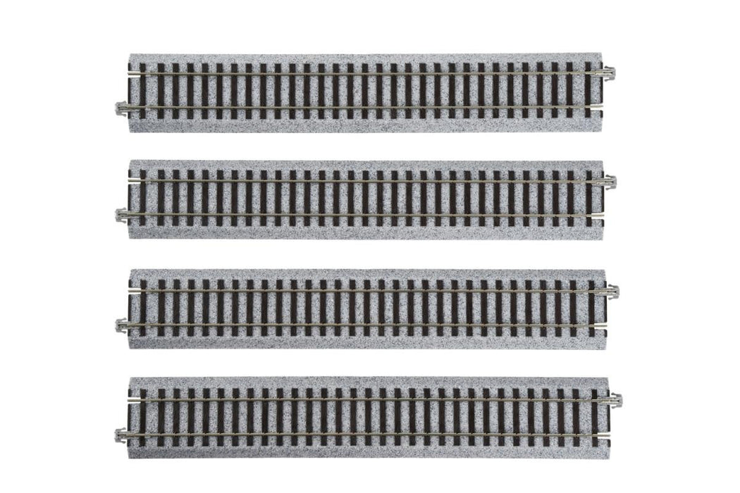 Kato 2-150 Ground Level 246mm Straight Track (4) - OO / HO Gauge