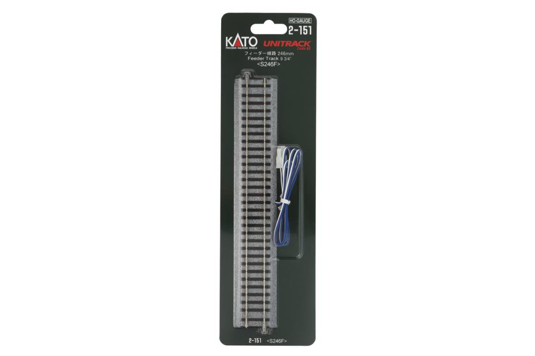 Kato 2-151 Feeder Straight Track 246mm long - OO / HO Gauge