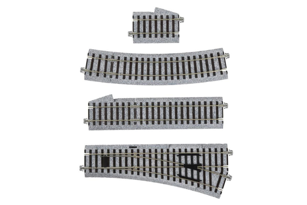 Kato 2-852 Left Turnout With 550mm Radius Curve - HO Gauge