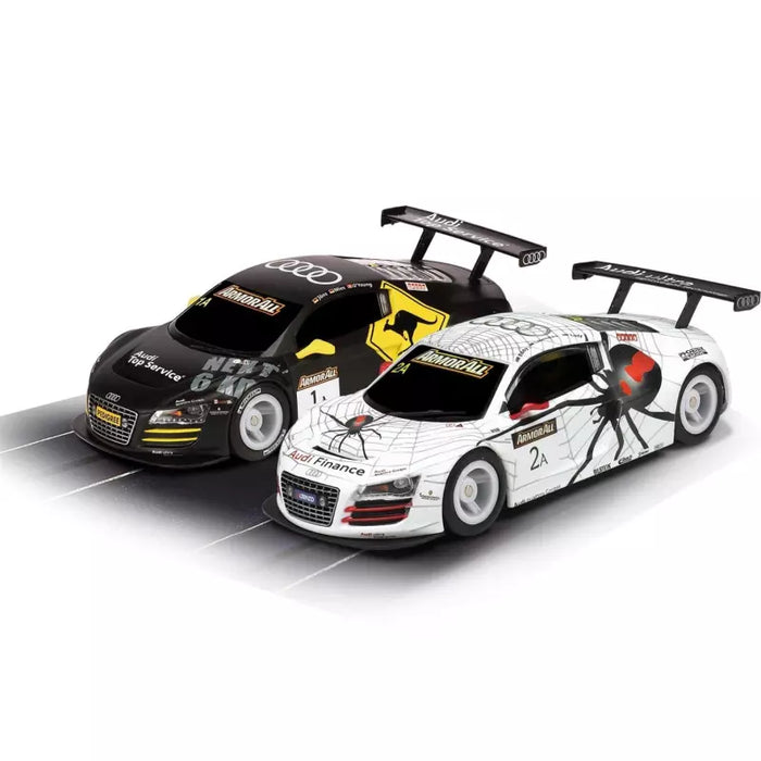 MON Micro Scalextric G1118 Turbo GT Set - 1:64 Scale