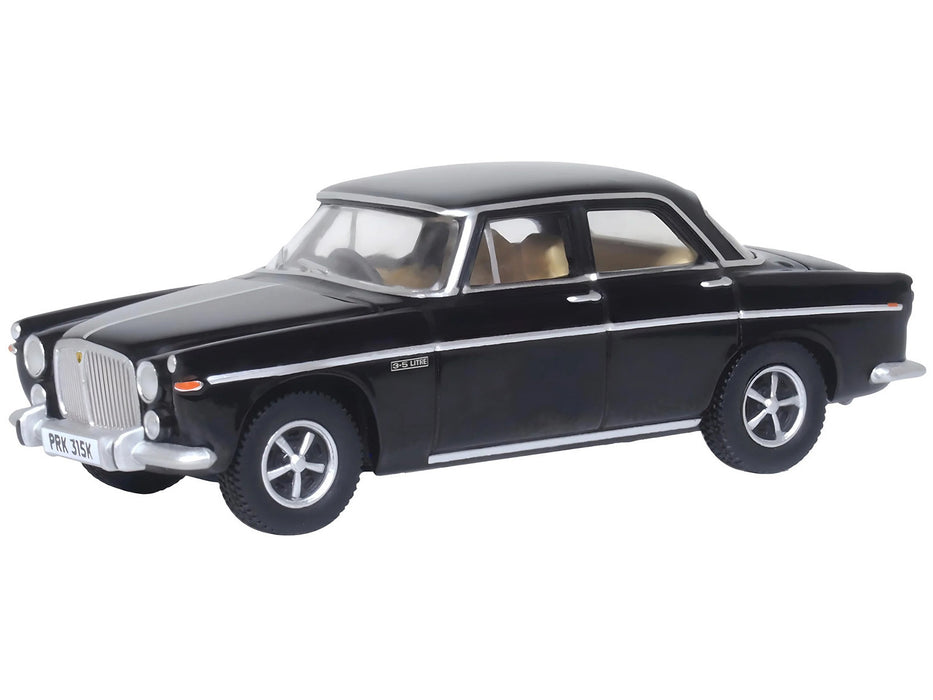 Oxford Diecast 76RP5002 Rover P5B Black (Wilson/Thatcher)- 1:76 Scale / OO Gauge