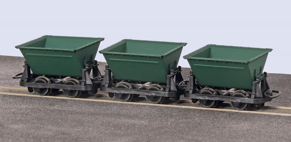 Peco GR-332 Hudson 'Rugga' V-Skips, Yellow - 00-9 Gauge (Copy)