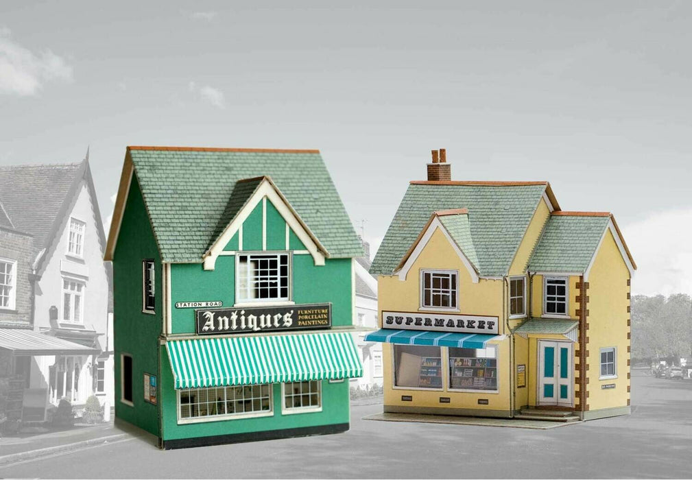 SuperQuick Model Kits Series B No 27, Country Supermarket & Shop - OO Gauge