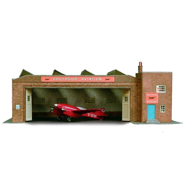 SuperQuick Model Kits Series B No 34, Bus Depot, Aircraft Hangar, Workshop Or Tram Depot - OO Gauge