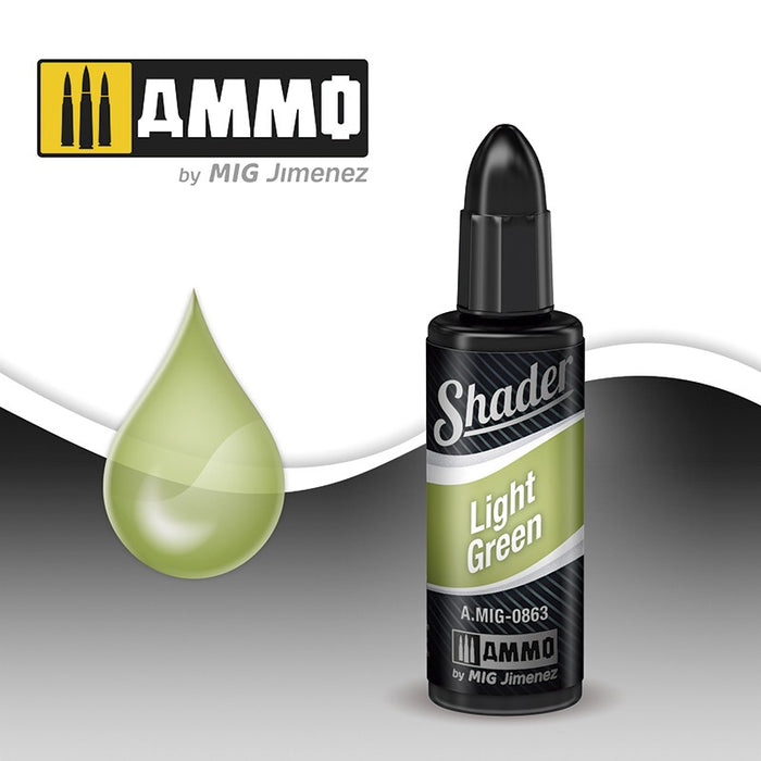 Ammo Mig 0863 Shader - Light Green (10ml)