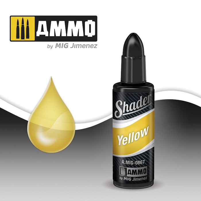 Ammo Mig 0867 Shader - Yellow (10ml)
