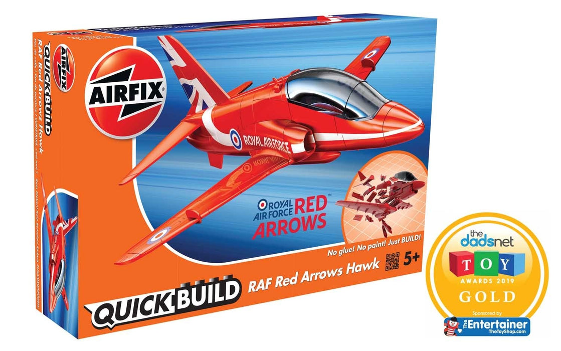 Airfix J6018 RAF Red Arrows Hawk (Quickbuild Range) 1:48 Scale